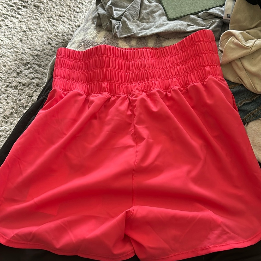 Pink Nike shorts